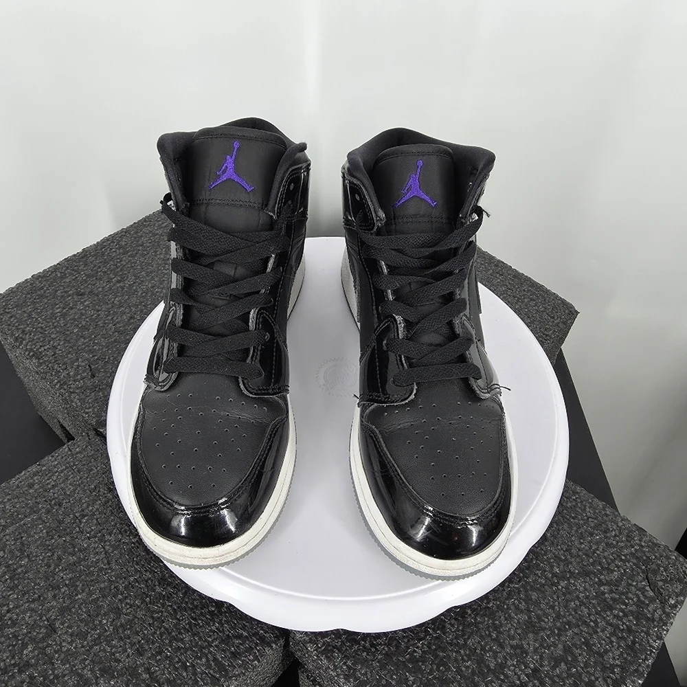 Nike Air Jordan 1 Mid SE GS Space Jam Black DV1337-004 Shoes 7Y W 8.5